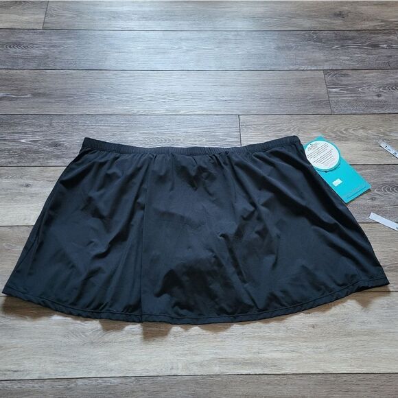 Nwt It Figures skirt bathing suit bottom 22w black - Picture 11 of 11